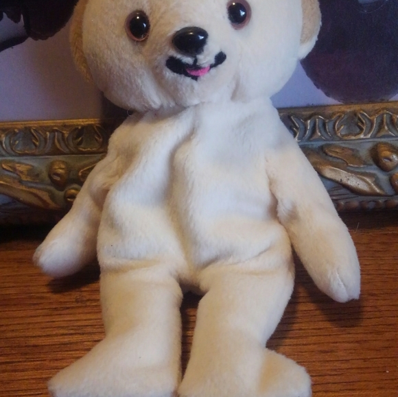 💎 Snuggle Bear 🐻 vintage 1999 7" Plush Adorable 🔥 Stuffed Animal Cute Toy 90s - Picture 3 of 6